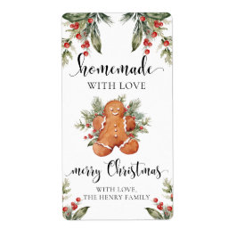 愛と自家製クリスマスプレゼントラベルシール ラベル