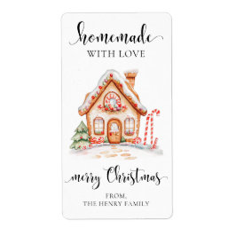 愛と自家製クリスマスプレゼントラベルシール ラベル