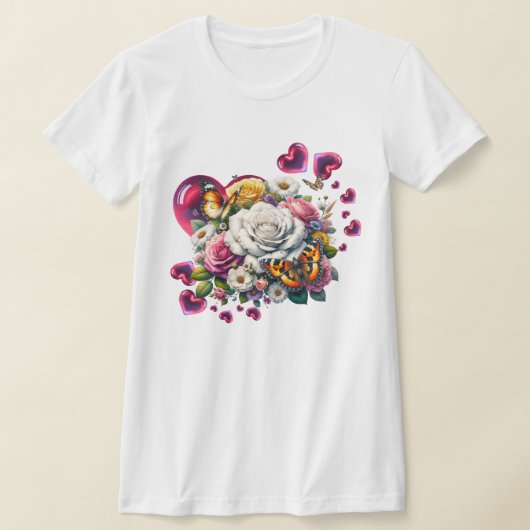 愛と自然 Tシャツ (レイダウン)