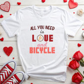 愛と自転車 Tシャツ