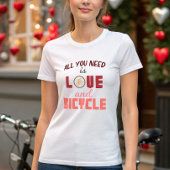 愛と自転車 Tシャツ
