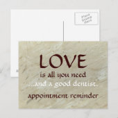愛と良い歯医者 ポストカード (正面/裏面)