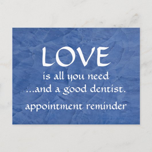愛と良い歯医者 ポストカード (正面)