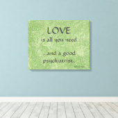 愛と良い精神科医 キャンバスプリント (インサイチュ (ウッドフロア))