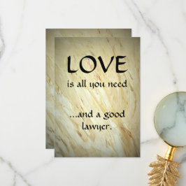 愛と良き弁護士に感謝 サンキューカード