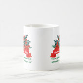 愛と花と母の日を幸せに コーヒーマグカップ (中央)