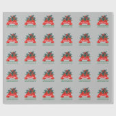 愛と花と母の日を幸せに ラッピングペーパー (フラット)