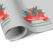 愛と花と母の日を幸せに ラッピングペーパー (ロールコーナー)