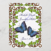 愛と蝶のための招待状 招待状 (正面/裏面)