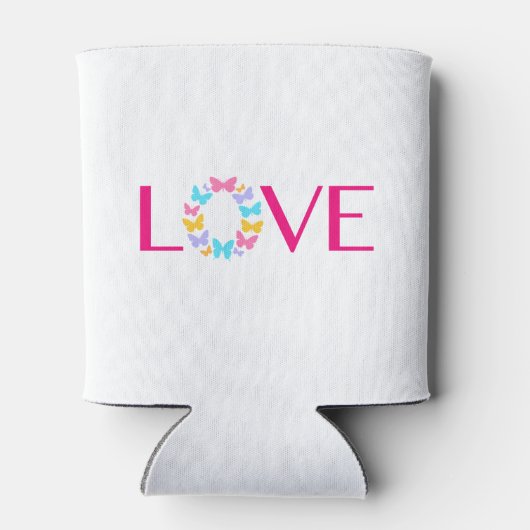 愛と蝶 缶クーラー (裏面)