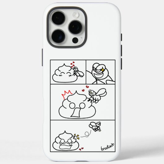 愛と裏切り – Brootsch the PooPoo Case-Mate iPhoneケース (裏面)