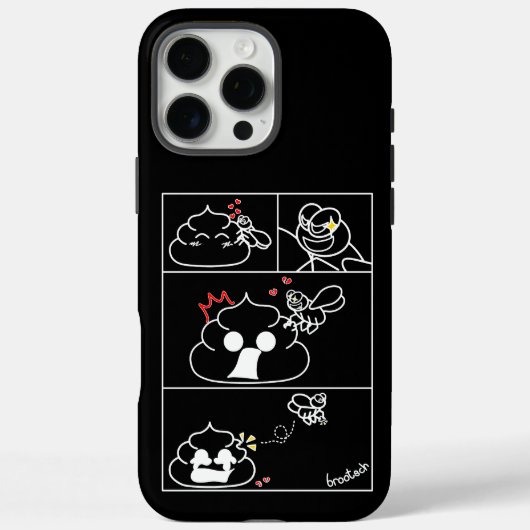 愛と裏切り – Brootsch the PooPoo Case-Mate iPhoneケース (裏面)