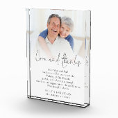 愛と親感謝していの新結婚婚 フォトブロック (右)