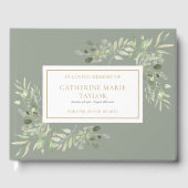 愛と記憶のグリーン 追悼記念 葬儀 ゲストブック (正面)