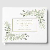 愛と記憶のグリーン 追悼・葬儀記念 ゲストブック (正面)