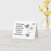 愛と記憶 カード (黄色い花)