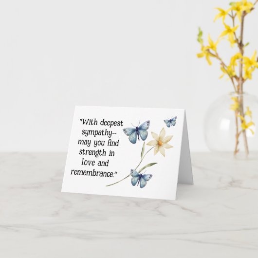 愛と記憶  カード (黄色い花)