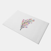 愛と調和の木 ドアマット (アングル)