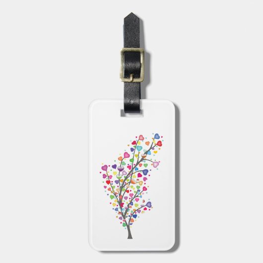 愛と調和の木 ラゲッジタグ (正面縦)