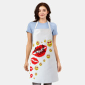 愛と調理師 エプロン (着用した状態)