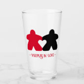 愛と赤と黒のタンブラーのミートリー タンブラーグラス (正面)