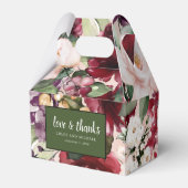愛と赤感謝していピンク水カラーフローラ フェイバーボックス (裏面サイド)