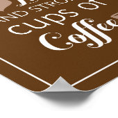 愛と走強いコーヒーの家 ポスター (角)