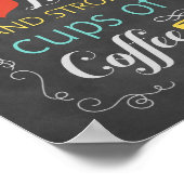 愛と走強いコーヒーの家 ポスター (角)