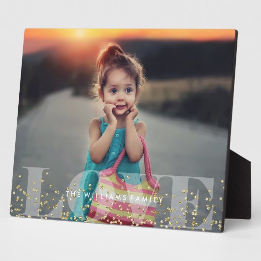 愛と輝き フォトプラーク (側面)