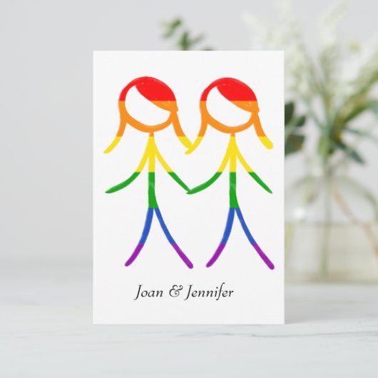 愛と返信 出欠カード (スタンド正面)