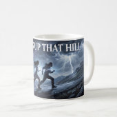 愛と運命を追い求めるストームチェイサーのポスター コーヒーマグカップ (正面右)