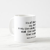 愛と闇についての詩 コーヒーマグカップ (正面左)