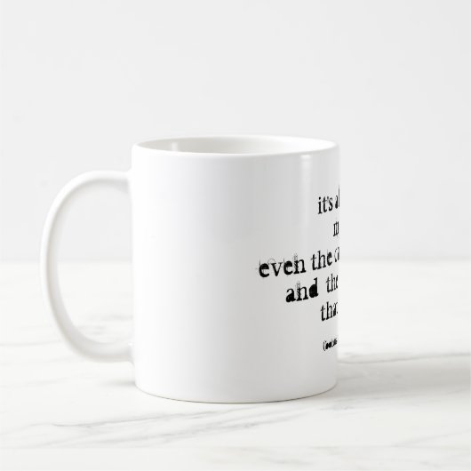 愛と闇についての詩 コーヒーマグカップ (左)