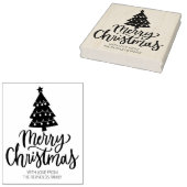 愛と陽気なクリスマス、家族大 ラバースタンプ (押印)