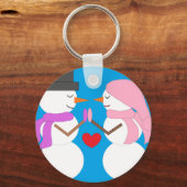 愛と雪の人 キーホルダー (正面)