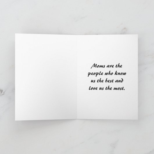 愛と青い鳥の母の日 シーズンカード (内部)