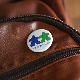 愛と青と緑のボタンのミートーリング 缶バッジ