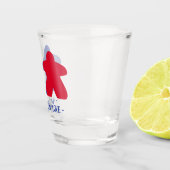 愛と青と赤のショットガラスのミートリー ショットグラス (右)