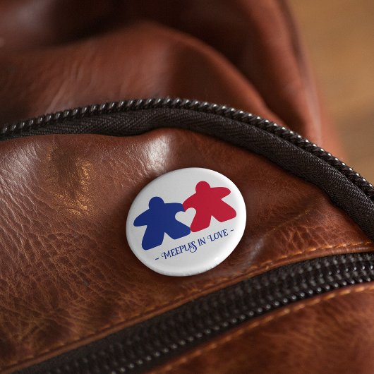 愛と青と赤のミートーボタン 缶バッジ