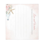 愛と願いメモ帳 ノートパッド (正面)