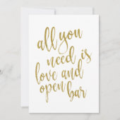 愛と飲み放題があればそれでいいじゃないか、ってとこかな。 招待状 (正面)