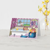 愛と カード (黄色い花)