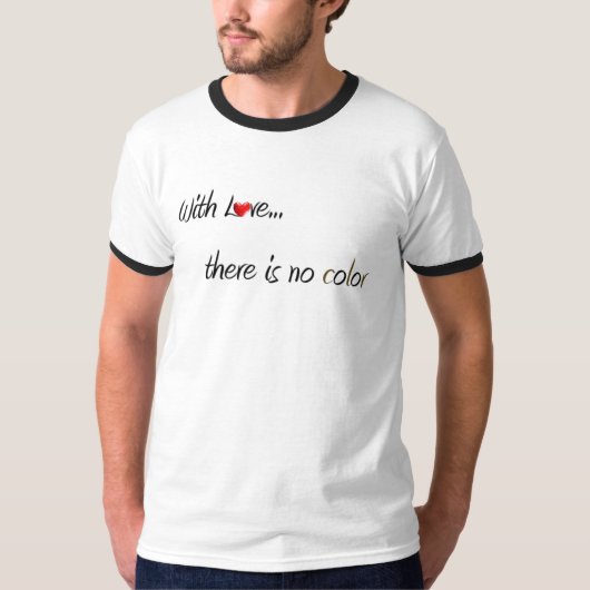 "愛と…" ロゴ Tシャツ (正面)