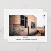 愛と…      来の家は… ポストカード (正面/裏面)