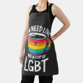 愛とLGBTのカップが必要2025年プライド月 エプロン (インサイチュ)