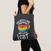 愛とLGBTのカップが必要2025年プライド月 トートバッグ (クローズアップ)