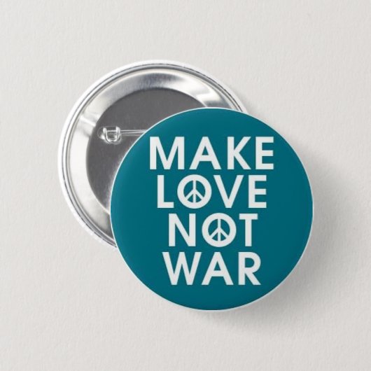 愛ない戦争ボタンを作って下さい 缶バッジ (正面&裏面)