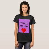 愛にすべてを捧げる インパイアメンタルTシャツ Tシャツ (正面フル)