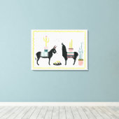 愛についてタコしよう キャンバスプリント (インサイチュ (ウッドフロア))