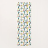 愛についてタコしよう |サボテンのパターン ヨガマット (裏面)